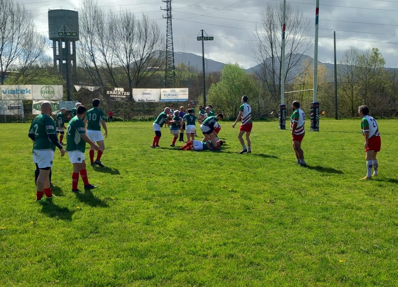 Ayer, la Liga Bultza ofreció un encuentro muy dinámico en Hernani